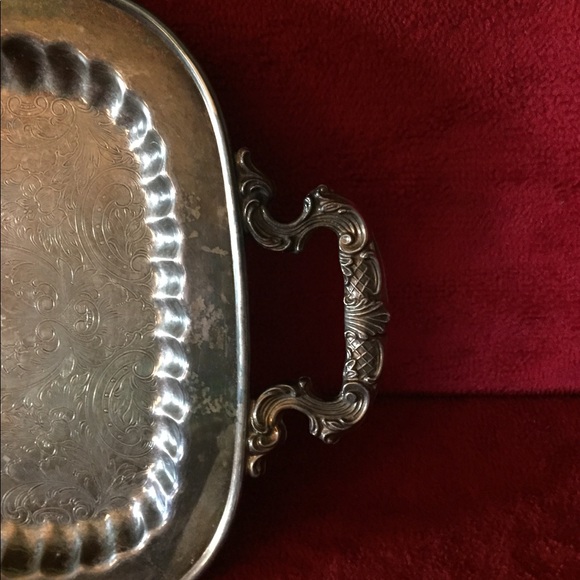 Vtg Silver Footed Swim Trophy Tray Memphis Plated - Picture 7 of 16